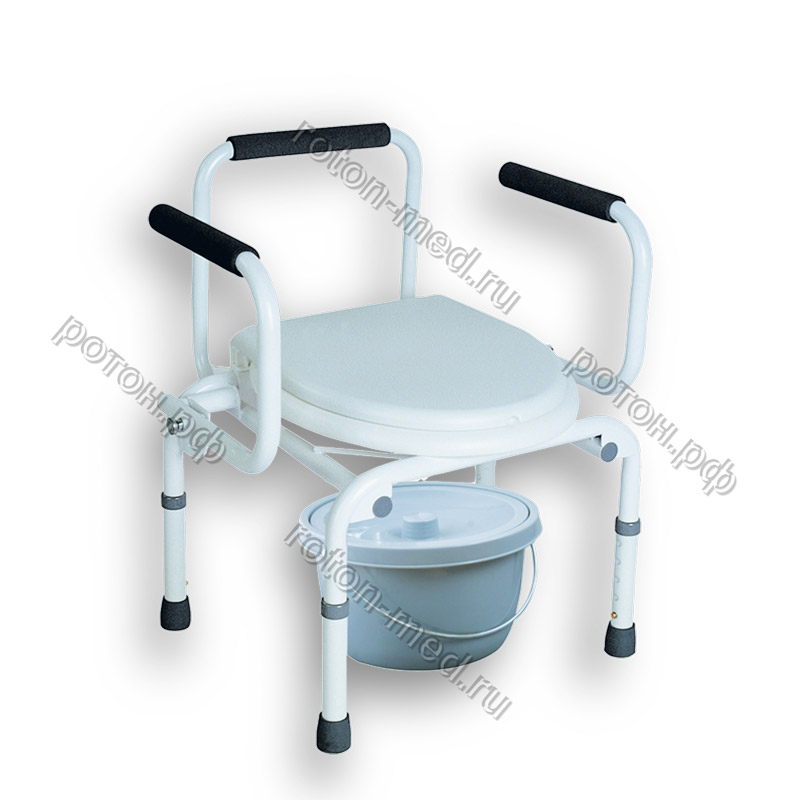 CA667 Кресло-туалет с опускающ подлокотниками (Тривес)